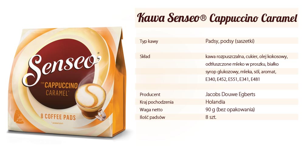 Senseo Cappuccino Caramel 8 pads w Sklepie CafePads.pl