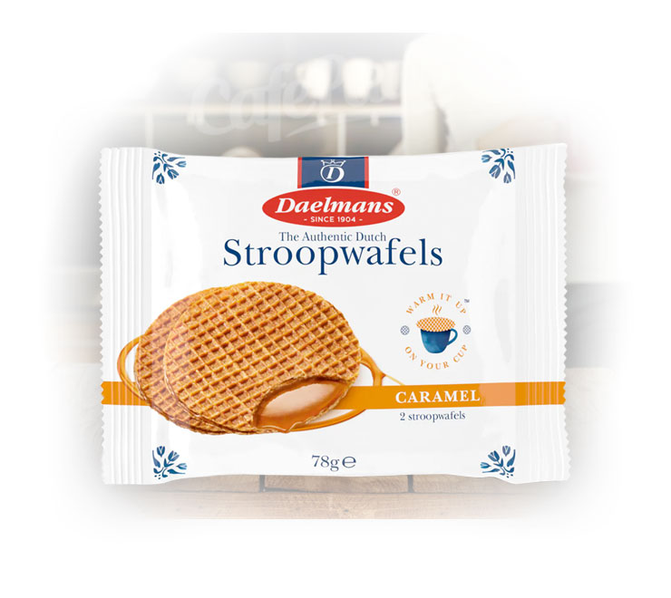 wafle, ciastka, stroopwafels, duopack, 2 szt, wafel, dutch