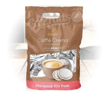 kawa, senseo, saszetki, ekspresy, philips, tchibo, caffe crema, 100 pads, cafe