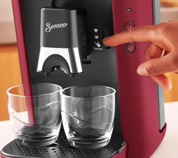 ekspres, senseo, maestro, czerwony, csa