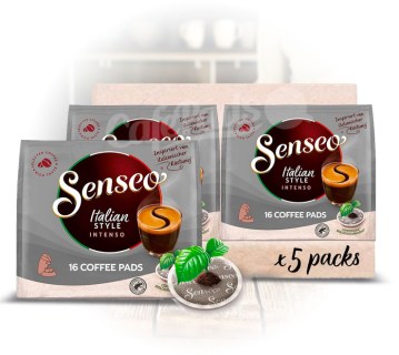 kawa, senseo, saszetki, ekspresy, philips, douwe egberts, italian, sklep, intenso, style, 16 pads