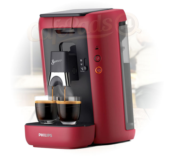 senseo, philips, ekspres, maestro, csa, 260, 90, czerwony, intensity select